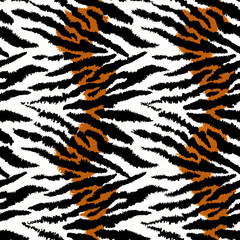tiger fur texture vector design illustration 