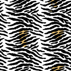 tiger fur texture vector design illustration 