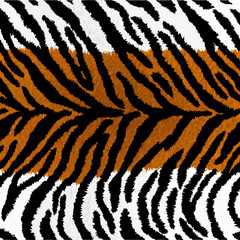 tiger fur texture vector design illustration 
