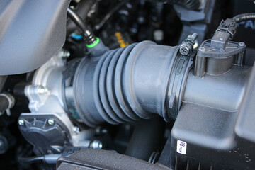 Details of a new vehicle's gas engine air intake