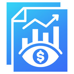 Obraz premium Financial Vision Icon