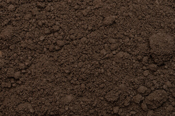 Surface of brown soil background