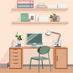 vector illustration of furniture