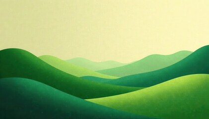 Textured green and beige abstract landscape Harmonious earth tones , organic, art, sustainable