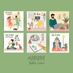 Fototapeta premium vector illustration of a man and woman
