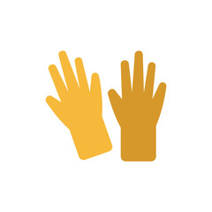 Protective hand covering concept for safeguarding with transparent background