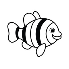 clownfish near sea anemone coral reef