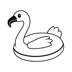 inflatable flamingo floatie beach fun