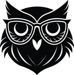 owl on a white background