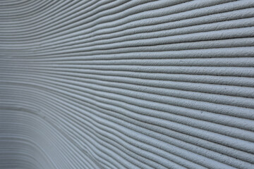 3D Printed concrete texture. architectural background. modern construction of 3D houses. printed house using a 3D printer