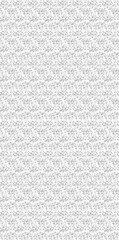Fototapeta premium Subtle Gray Floral Seamless Pattern – Elegant Hand-Drawn Leaves & Blossoms for Textiles, Wallpaper, and Stationery! Perfect for large-scale applications like fabric printing, wallpaper designs