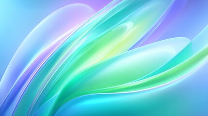 Minimalist wallpaper design that incorporates expansive empty space, delicate green hydrogen gradients, and abstract motifs of renewable elements