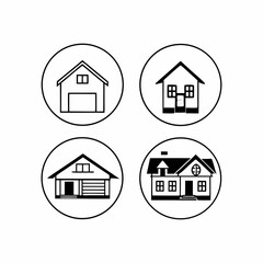 house icon set