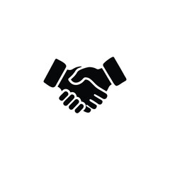 Handshake icon symbolizing agreement and partnership.