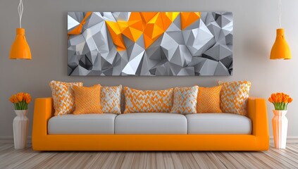 The wall of vintage posters is embellished with an assortment of eclectic artwork, radiant colors, and varied textures, set against a retrofuturistic dystopian backdrop that highlights the city's