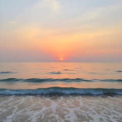 Obraz premium sunset over the sea