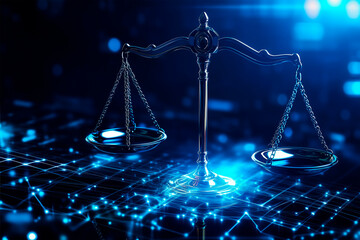  Law on artificial intelligence. Balance of justice on computational electrical circuits.