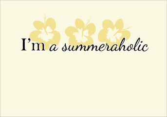 Summer and Tropical vibes design graphic vector illustration