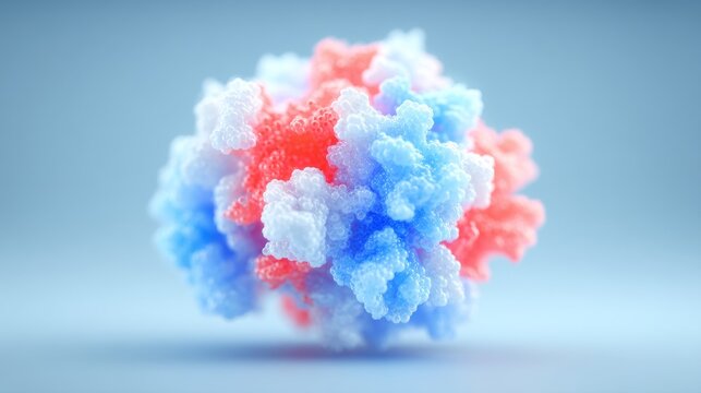 The 3D molecular structure of hydroxyproline is depicted using a ball and stick model to demonstrate its amino acid chemical formula and composition