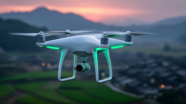 The integration of agritech and eco-friendly practices is transforming farming with aerial smart drones