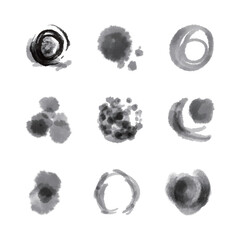 墨　セット　アイコン