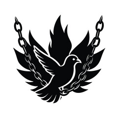 dove of peace vector