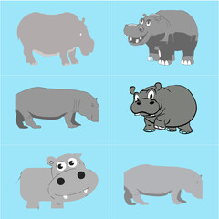 Hippopotamus Vector Mine Personal File 6