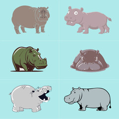 Hippopotamus Vector Mine Personal File 7