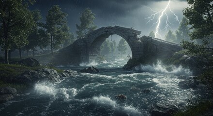 River Scene for 3D Design – Stunning Nature Landscape Reference for 3D Modeling and Animation