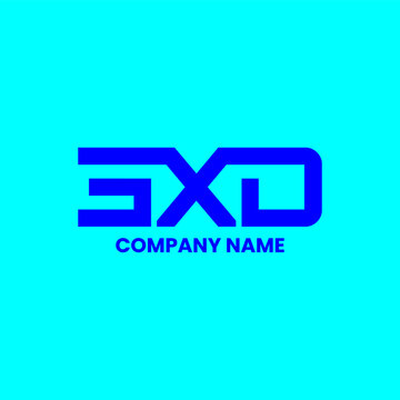 EXD monogram logo for business