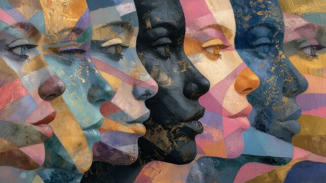 Une cr&eacute;ation visuelle pr&eacute;sentant des silhouettes humaines qui comm&eacute;morent la vari&eacute;t