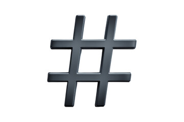 Obraz premium Close-up hashtag design trends