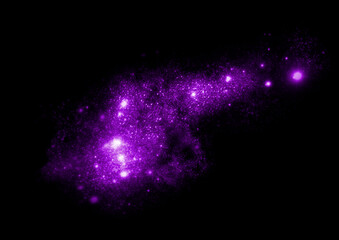 galaxy in a free space.