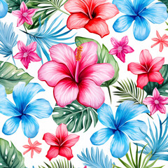 Seamless summer beach pattern