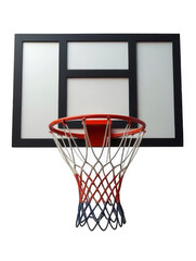 Basketball hoop with glass backboard