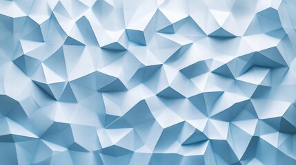 Abstract light blue low-poly background texture
