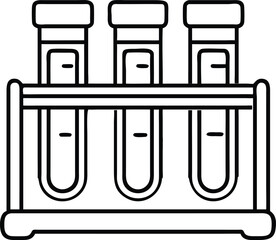 Test Tube Rack Icon.