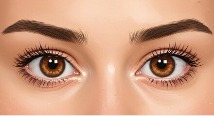 Obraz premium brown eyes