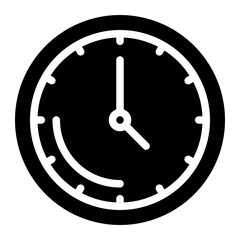 clock glyph icon