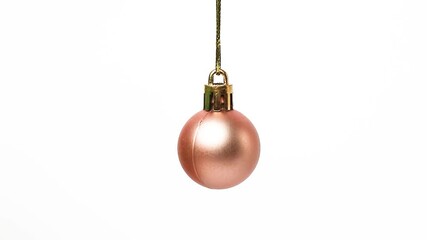 christmas ball on white background - Powered by Adobe