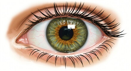 green eyes