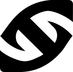 Nvidia icon flat vector