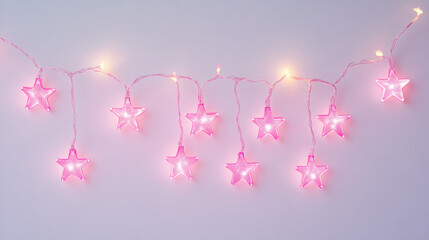 pink background with candles