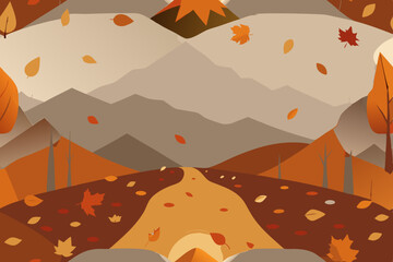 autumn forest background