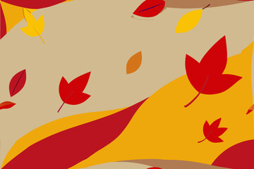 Fototapeta premium autumn leaves background