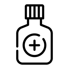 Fototapeta premium medicine bottle icon