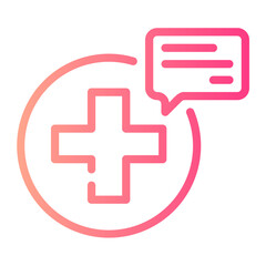 medical chat icon