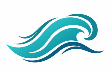 vector illustration of a wave