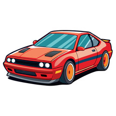 Car Art and Illustration Vector.