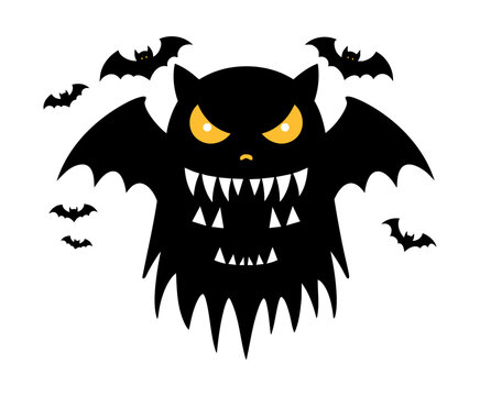 Straszny potworek dekoracja Halloween